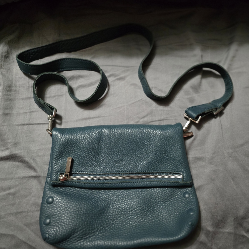 Hammitt Teal Leather VIP Crossbody Bag